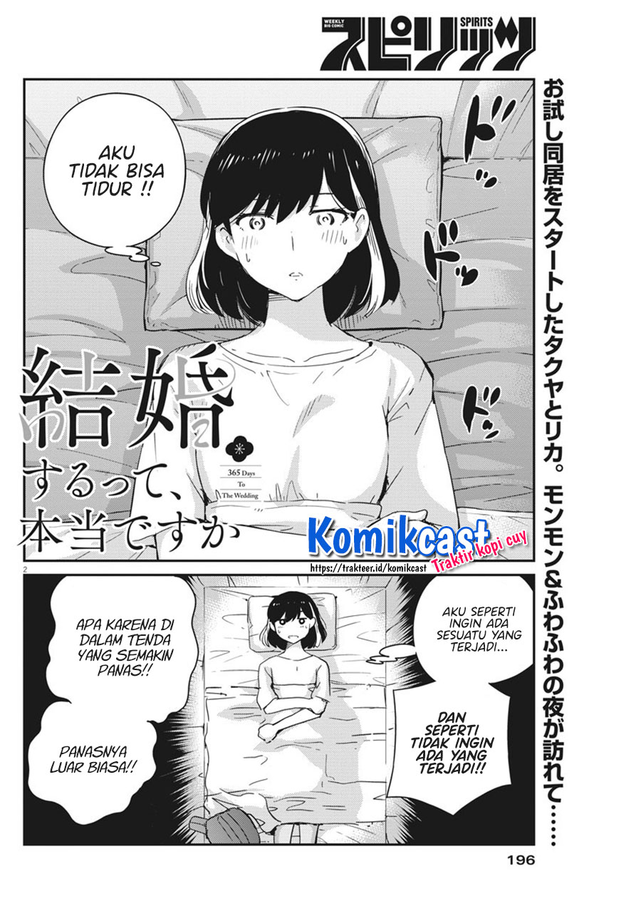 Kekkon Surutte, Hontou Desu ka? Chapter 45 Gambar 3